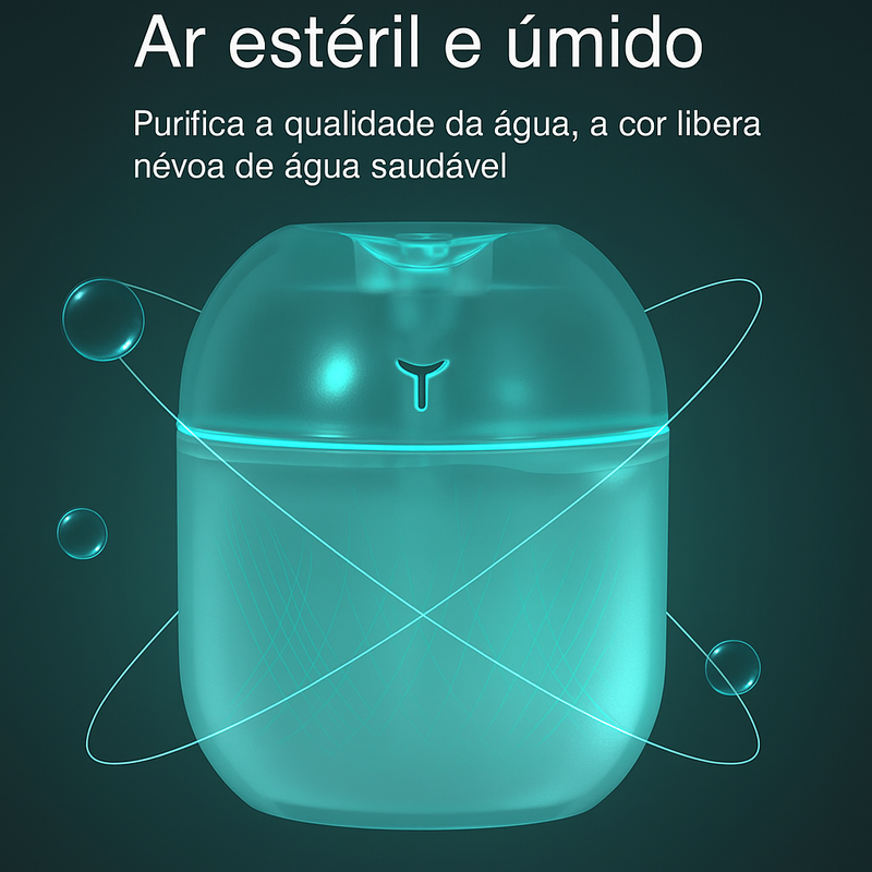 Mini umidificador de ar portátil
