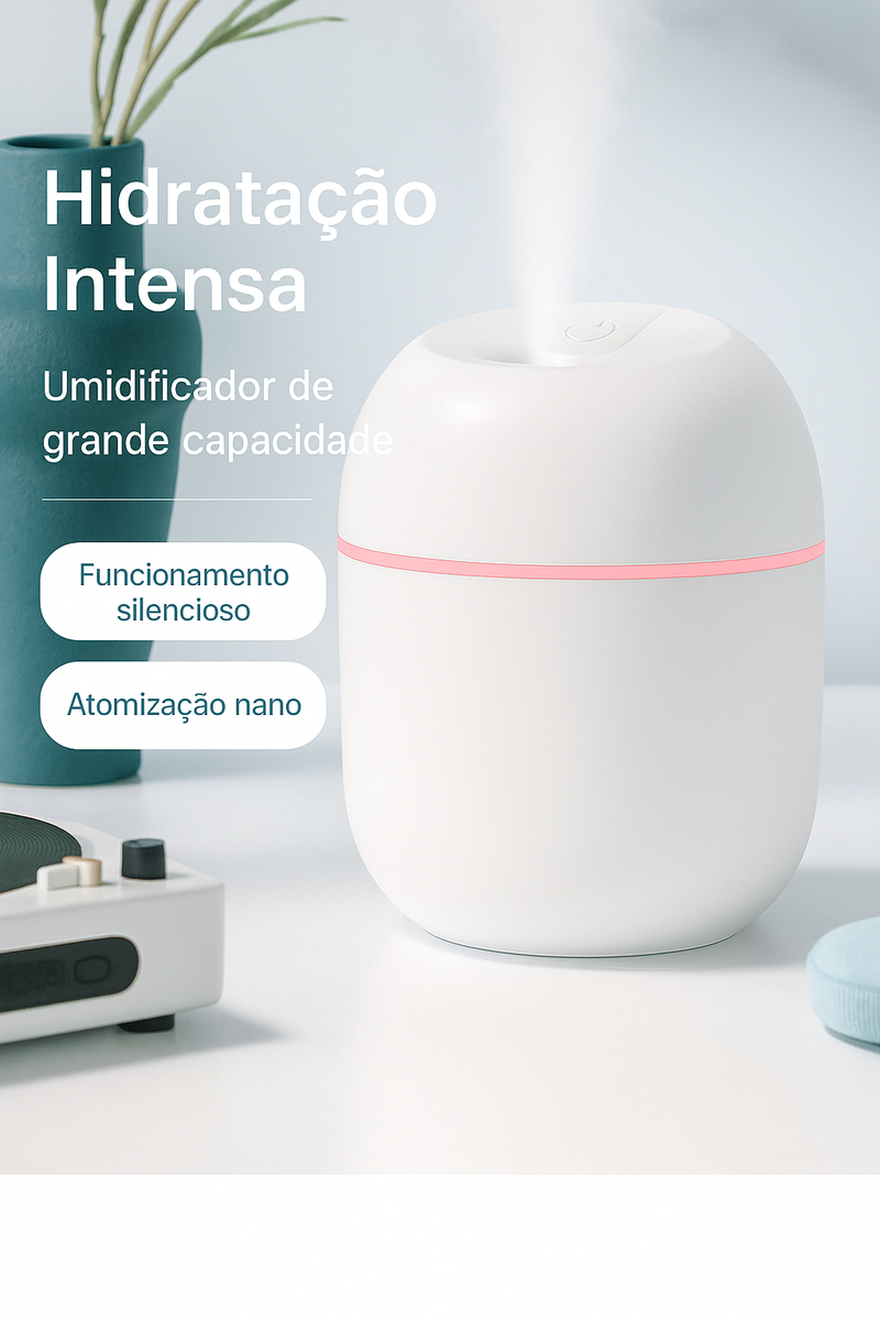 Mini umidificador de ar portátil